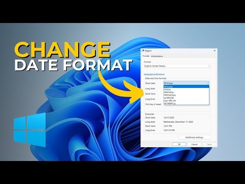 How to Change Date Format in Windows