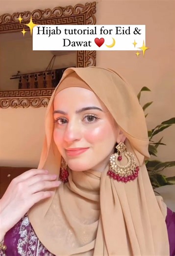 Elegant Hijab Tutorial for Eid and Dawat Celebrations