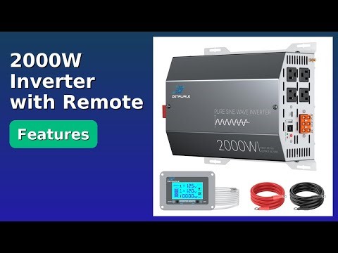 REVIEW (2025): 2000W Inverter with Remote. Features.