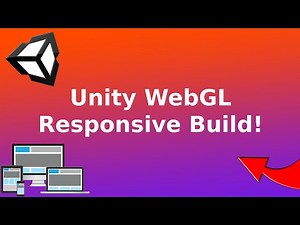 How to build webgl responsive build in unity!