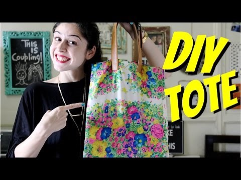 DIY Tote Bag || No Sew!!!