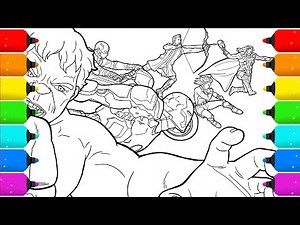 Drawing Marvel Avengers Superheroes