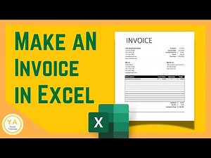 How to Create a Business Invoice in Excel - Tutorial