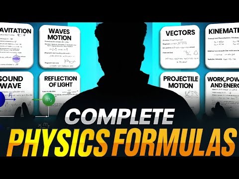 Physics Formula Sheet 2026 | JEE Main + NEET Must-Learn Formulas 