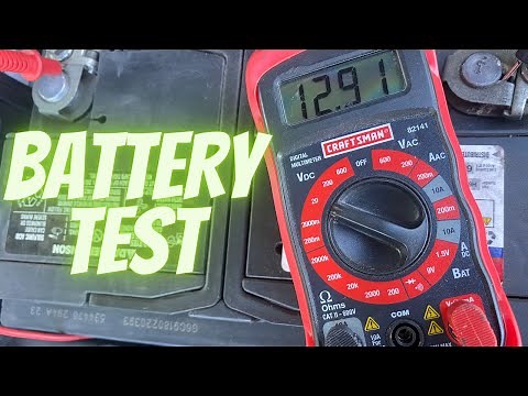 HOW TO USE A DIGITAL MULTIMETER ON A CAR BATTERY