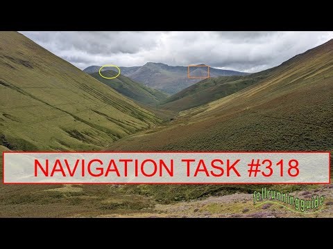 Map Reading Task 318 - Identify the mountain features