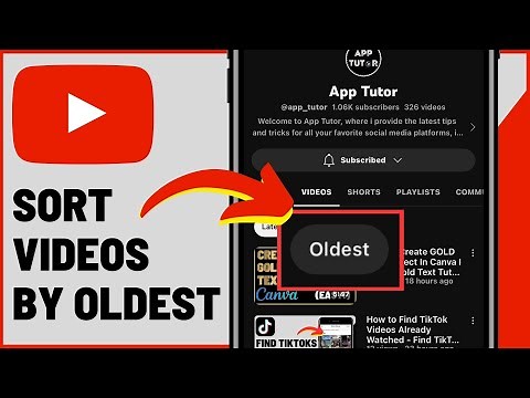 How to Sort YouTube Videos By Oldest (Updated 2023)