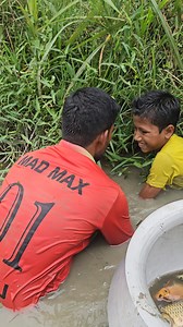 Really Amazing Hand Fishing Video | Traditional Boy Catching Fish By Hand In Village Pond #fishing #handfishing #fishing24 | Fishing 24