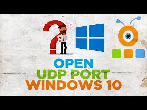 How to Open UDP Port in Windows 10 Firewall