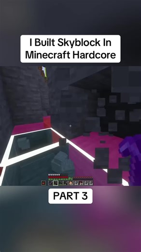 Building Skyblock in Minecraft Hardcore - Part 3