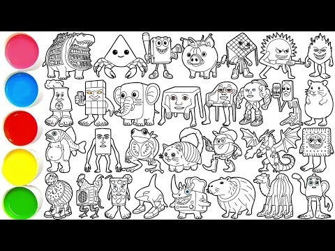 Draw 30 Amazing Italian Meme Creatures in Minutes - Hipopotamino Supermarketino, Granchio & others