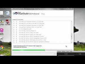 install visual studio 2010 professional