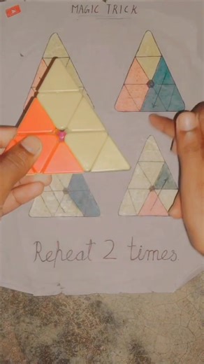 Pyramid cube new magic trick slove 🔥😱 #shorts #rubikscube #youtubeshorts ‪@KingofCubers‬