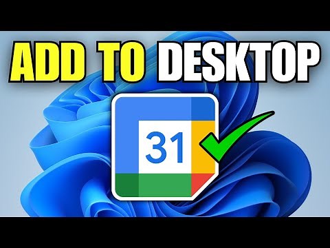 How To Add Google Calendar to Desktop in Windows 10/11