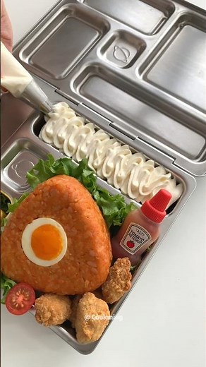 Pack a Bento for My Daughter - day 92 🍱 和我一起做便當#lunchbox #cooking #bento #asmrvideo #food