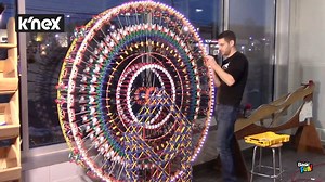 K'NEXpert Jon built the K'NEX Thrill Rides 6-Foot Ferris Wheel at @mydiscoveryspace in PA! Head over to the gift shop area to see this working Ferris Wheel in all it's glory! Or build your own K'NEX creations on the exhibit floor! | K'NEX