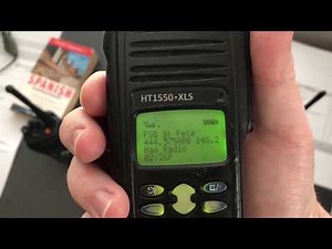 Motorola HT 1550 Keypad Programming