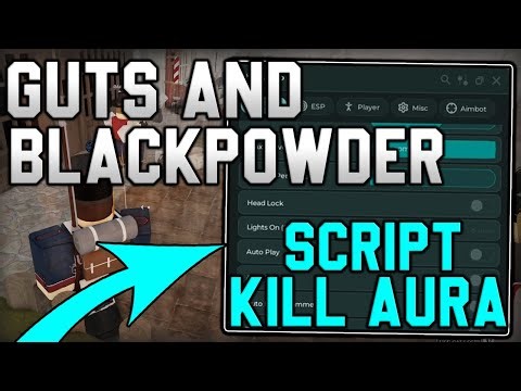 🎃[NEW] GUTS & BLACKPOWDER Script *WORKING* – KILL AURA, AUTO FARM, AIMBOT (Roblox 2025)