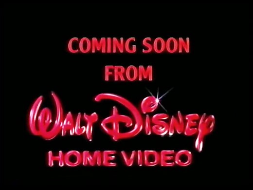 Walt Disney Home Video (1993-94, UK VHS Promos)