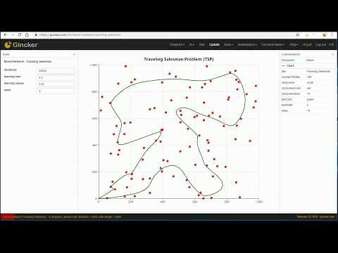 Machine Learning Playground: Traveling Salesman Problem