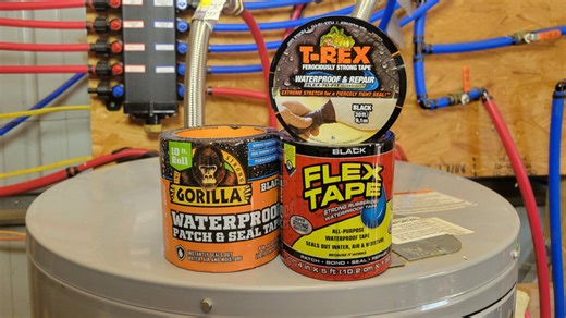 Flex Tape vs. Gorilla Tape vs. T-Rex: Which waterproof tape can stick it out through our intense testing?