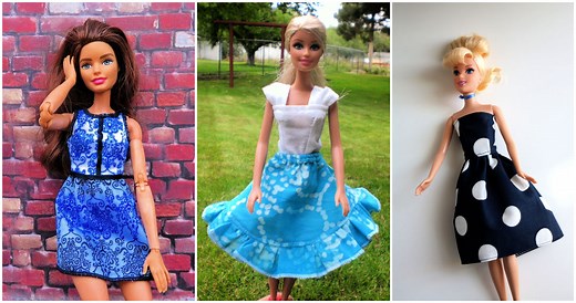 15 Barbie Clothes Patterns (Free Printable Barbie Doll Clothes)