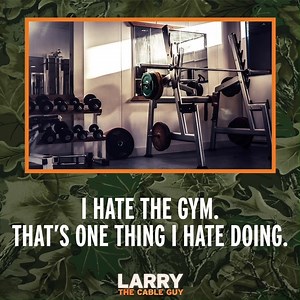 Wait, ya aren't supposed to eat candy bars before you hit the gym? My Remain Seated Tour going on through December. Shows and details at www.larrythecableguy.com | Larry The Cable Guy