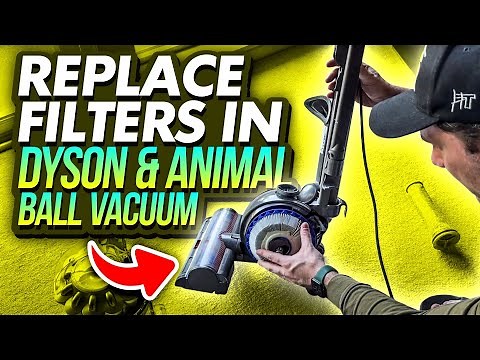 Tutorial: Replace filters in Dyson Ball/Animal Ball Vacuum DC41 DC65 DC66 UP13 UP20