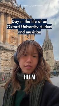 Day in the life of an Oxford University student and musician