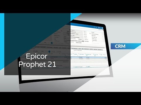 Epicor Prophet 21: The #1 Cloud ERP Built for Distribution