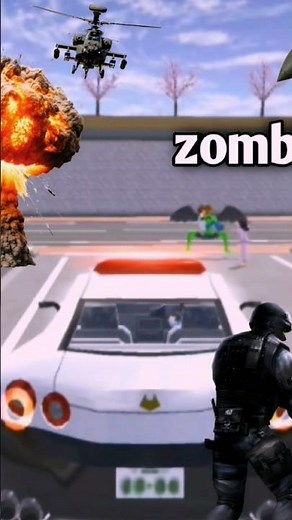 Zombie Attack: Sister's Courageous Rescue – A Sakura School Simulator Story"👹👻👺