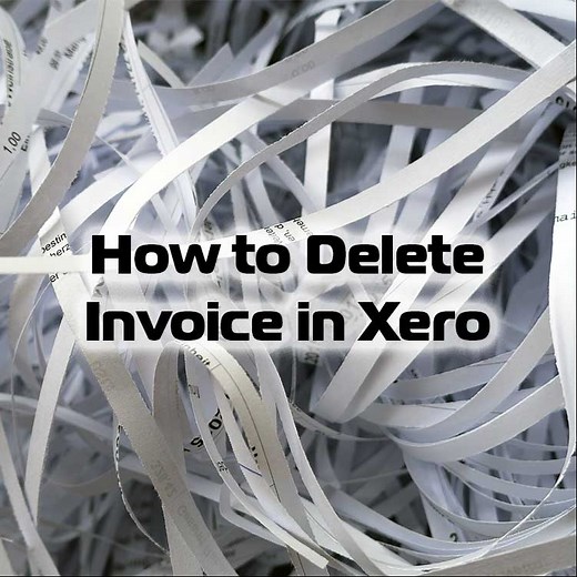 How to cancel, delete, void or write off an invoice or bill in Xero