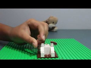 How to build a cute LEGO Dog | Very Simple | ITB