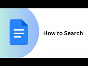 How to Search in Google Docs