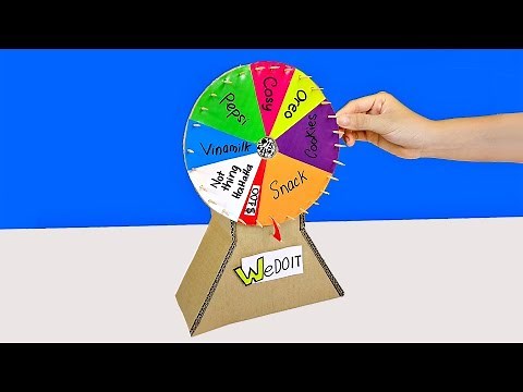 How To Make A Prize Wheel from Cardboard