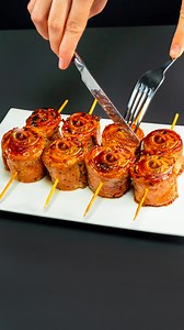 77K views · 182 reactions | I bet it's the best meat recipe you've ever tried! Ingredients: pork tenderloin: 1 pc salt: 5 g black pepper: 2 g bacon: 100 g dried plums: 40 g rosemary: 10 g chili sauce: 20 g mustard seeds: 20 g soy sauce: 30 ml garlic: 2 pc vegetable oil: 20 ml black pepper: 2 g salt: 3 g mayonnaise: 200 g lime juice: 10 ml salt: 4 g | Cookrate | Facebook