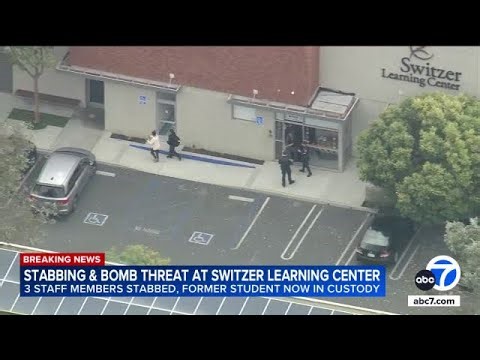 Former student allegedly stabs 3 school staffers, claims to have planted bombs