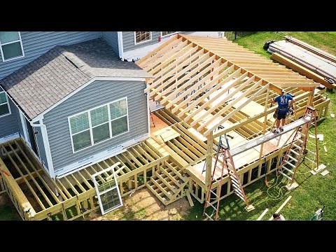 How To Frame A Roof Over A Deck