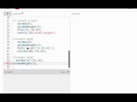 Plant Growth Simulation Using p5.js | Tutorial For Absolute Beginners.