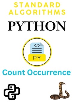 Count Occurrences in Python– Algorithm Coding for Middle & High school learners