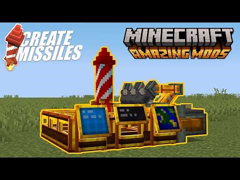 This Create Add-on adds Missiles! Create Missiles Guide