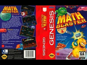 Math Blaster: Episode 1 1994) Technologies/Sega Genesis