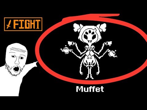 UNDERTALE | Ruta Neutral | Batalla contra Muffet (fight)