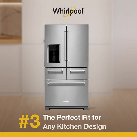 Upgrade to a Whirlpool® refrigerator and experience the difference; your kitchen deserves the best. | Whirlpool