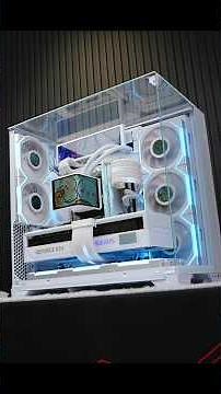 Ultimate 8K Gaming PC Build🔥 RYZEN 7 9800X3D + RTX 5090🫅 #pcbuild #gaming #asmr #rtx #amd #tech