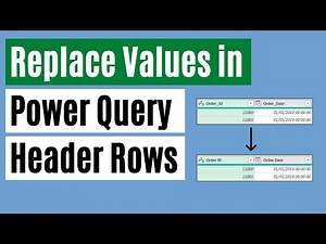 Replace Values in Table Headers in Power Query