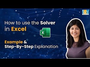 Excel Solver | Example and Step-By-Step Explanation | How to use the Solver in Excel