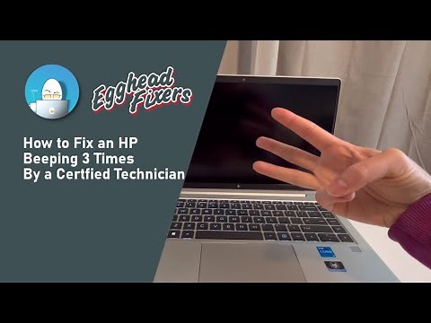 How to Fix an HP Beeping 3 Times by a Certfied Technician - Beep Code 3