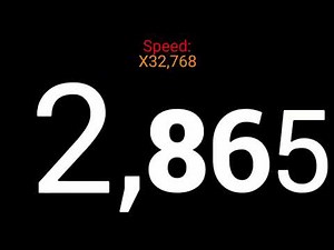 Numbers 0 To A Googolplex!!! (8x To1Billion Speed)