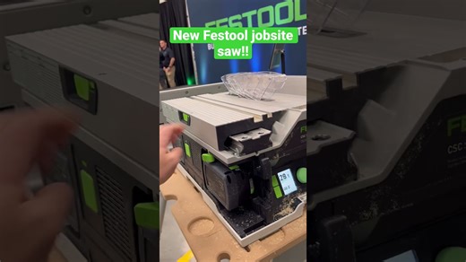 New Festool jobsite table saw #woodworking #festool #tools
